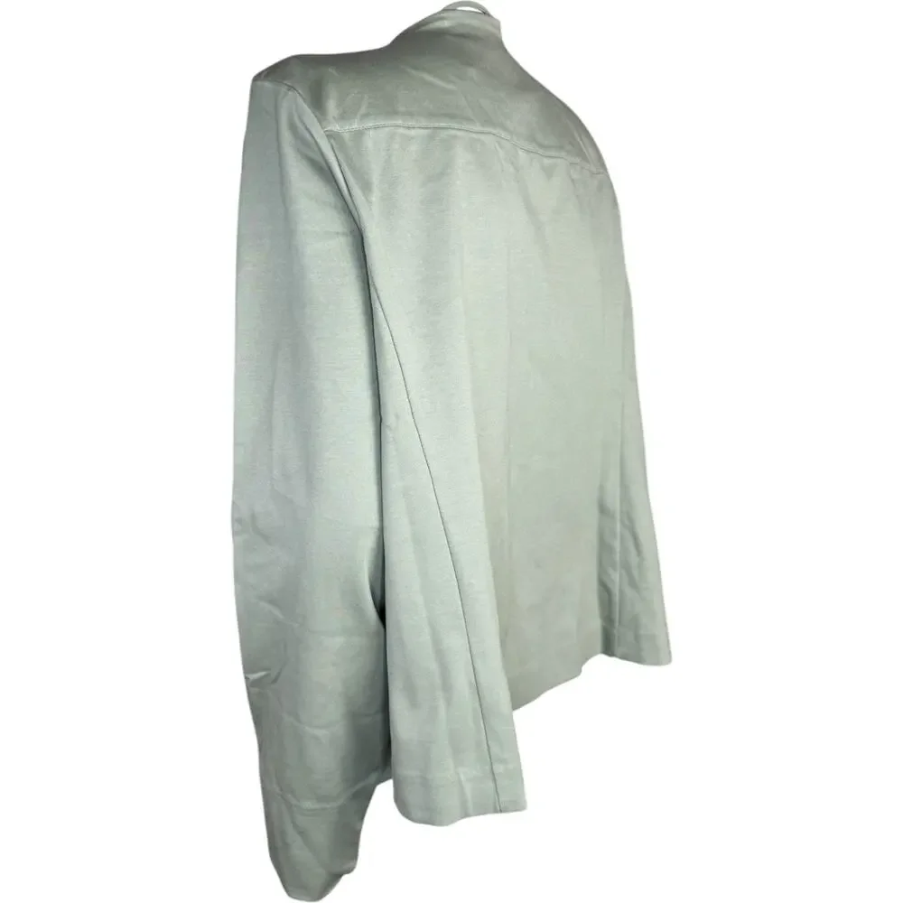 Isaac‎ Mizrahi Live! Elements Stretch Knit Jacket Rosemary 2X NWOT Long Sleeve